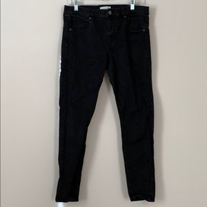 LOFT black modern skinny jeans